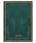 Бележник Paperblanks 2018 Viridian Diary, Midi, Lined/ 42167