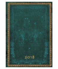 Бележник Paperblanks 2018 Viridian Diary, Midi, Lined/ 42167