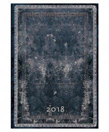 Paperblanks 2018 Midnight Steel, Midi, Lined/ 42259