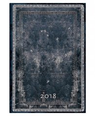 Paperblanks 2018 Midnight Steel, Midi, Lined/ 42259