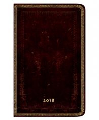 Paperblanks 2018 Black Moroccan, Ultra, Lined/ 42679