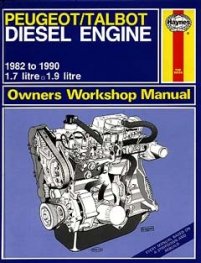 Peugeot 1.7 & 1.9 litre Diesel Engines / 0950