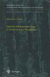 German Administrative Law in Common Law Perspective