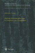 German Administrative Law in Common Law Perspective
