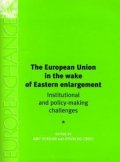 Institutional and policy-making Challenges to the European Union