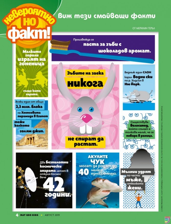 National Geographic KIDS България 8/2019