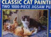 Classic Cat Paintings (two 1000-piece jigsaw puzzles)
