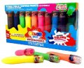 Темперни бои MITAMA Color Splat, 5 цв. неон, 5 интензивни цв.,тубички 24 мл с четка
