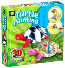 3D костенурка за оцветяване - 2433