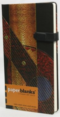 Бележник Paperblanks Literary Art Deco Slim, Lined/ 1674-8
