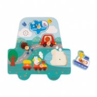 JANOD Музикален пъзел Превозни средства, J07093