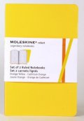 Бележник Moleskine Ruled Volant Notebook Large Golden Yellow: Set of 2 [7887]