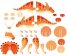 DINO - TRICERATOPS MULTIDIMENSIONAL PUZZLE J05838
