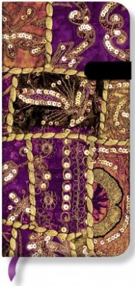 Бележник Paperblanks Sequined Garnet Slim, Lined / 7600