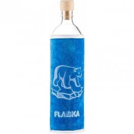 Бутилка FLASKA SOFT 0.500L: Синьо - Полярна мечка