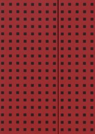 Бележник Paper- Oh Quadro Red on Black, B5, Lined/ 0564