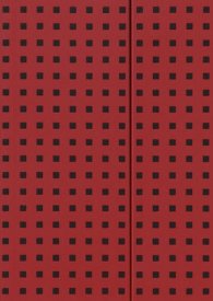Бележник Paper- Oh Quadro Red on Black, B5, Lined/ 0564