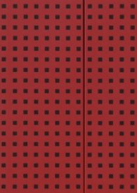 Бележник Paper- Oh Quadro Red on Black, B5, Lined/ 0564