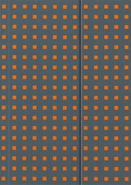 Бележник Paper- Oh Quadro Grey on Orange, B5, Lined/ 0588