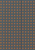 Бележник Paper- Oh Quadro Grey on Orange, B5, Lined/ 0588