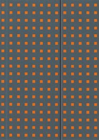 Бележник Paper- Oh Quadro Grey on Orange, B5, Lined/ 0588
