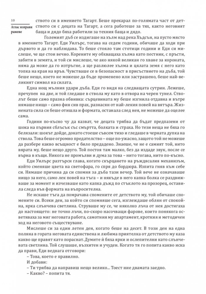 Атлас изправи рамене (твърда корица)