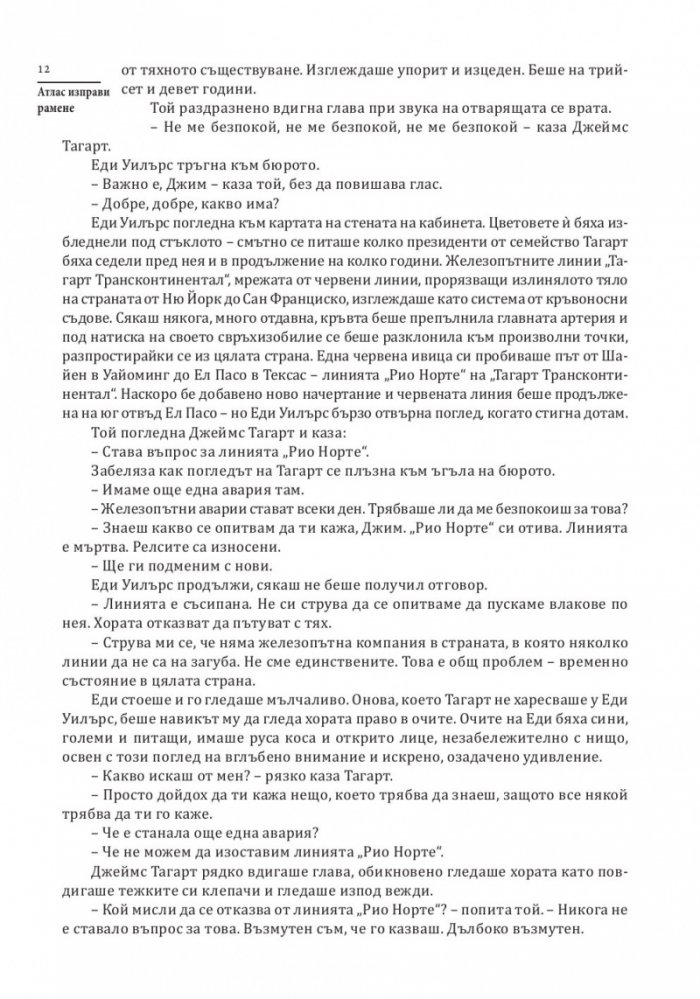 Атлас изправи рамене (твърда корица)