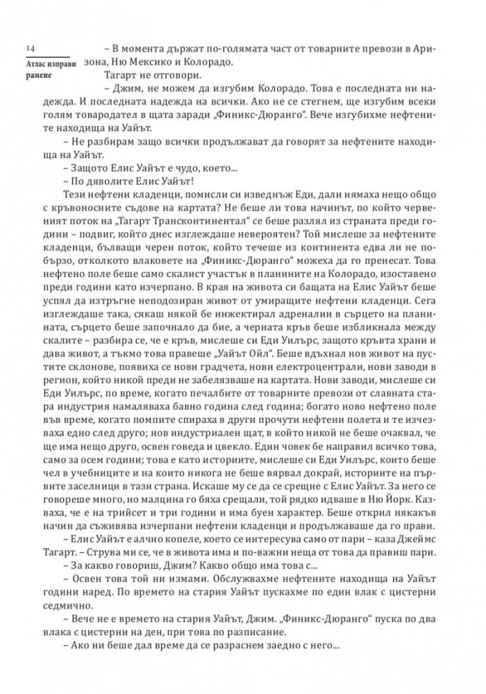 Атлас изправи рамене (твърда корица)