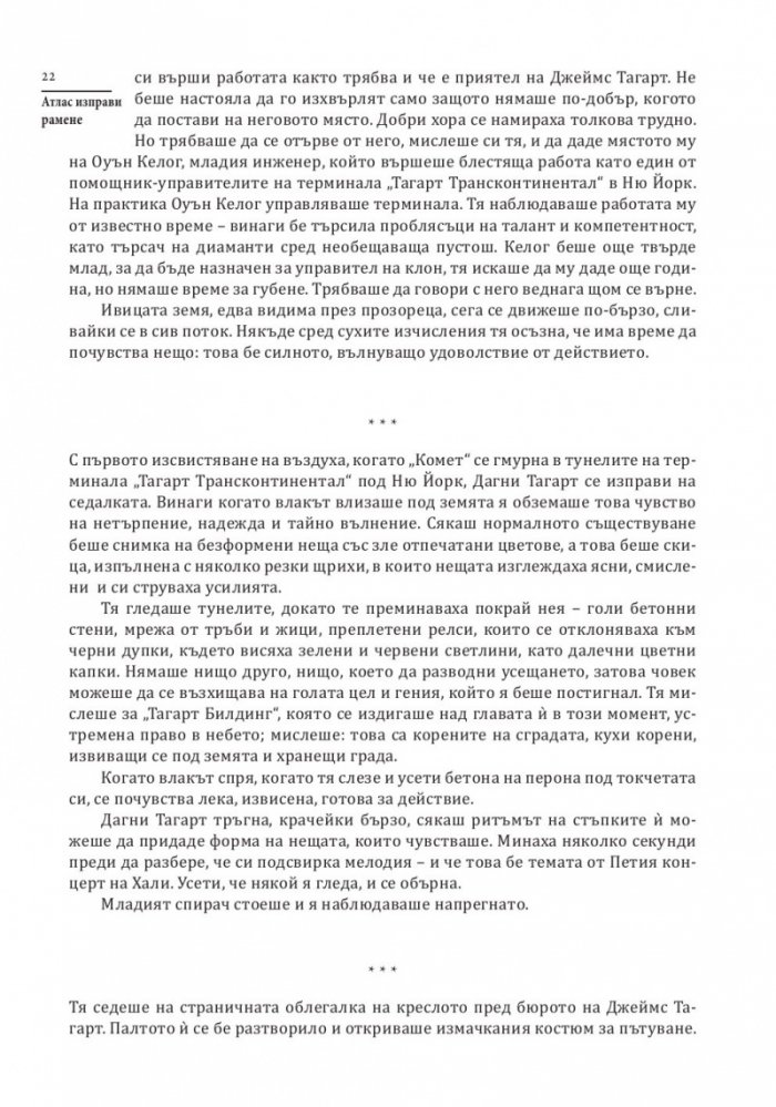 Атлас изправи рамене (твърда корица)