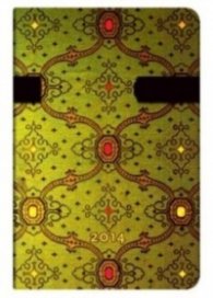 Бележник Paperblanks Diary 2014 French Ornate Vert/ 3616