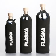 Бутилка FLASKA Neo 0.750L:Черно - бяло