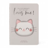Бележник с редове - A6 Котка Legami