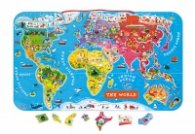 JANOD Магнитна карта на света (на английски) 5504