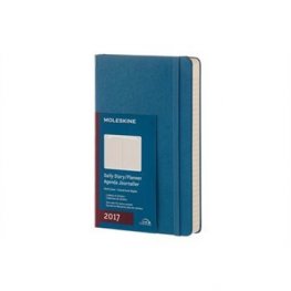 Бележник Moleskine Daily Diary 2017 Large Blue [4035]
