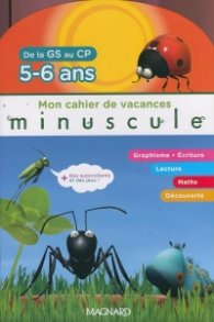 Mon cahier de vacances minuscules 5-6 ans