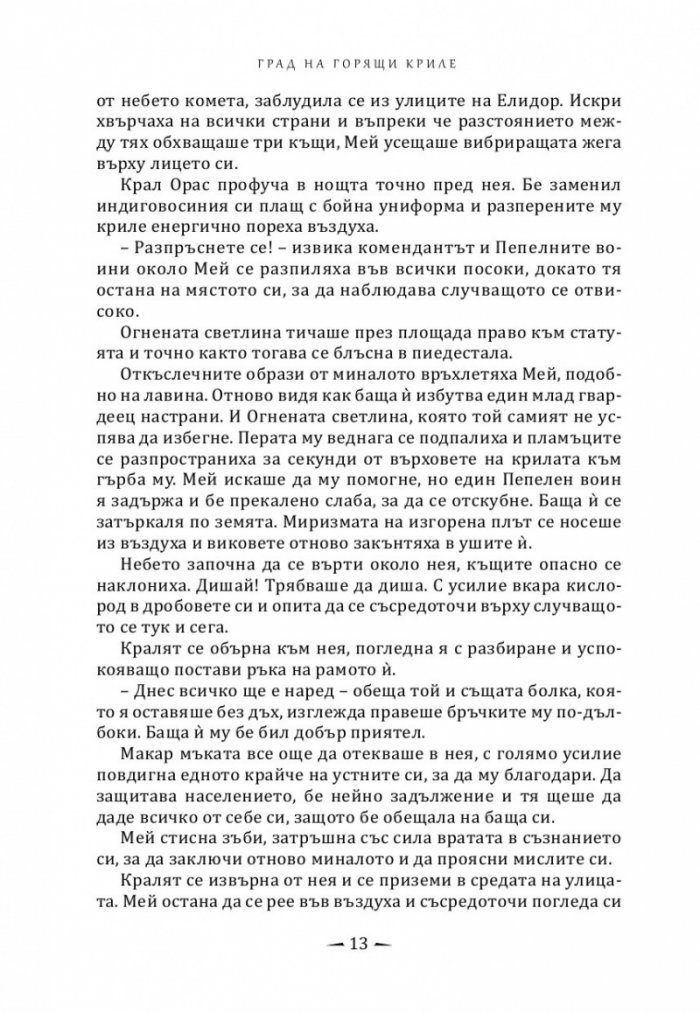 Град на горящи криле