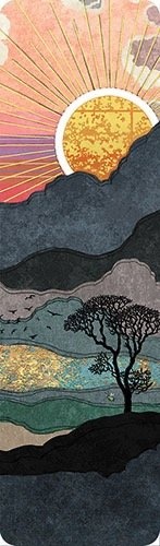 Книгоразделител - изгрев KIUB