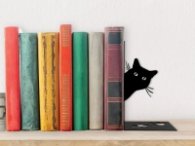 Ограничител за книги - Котка iTotal