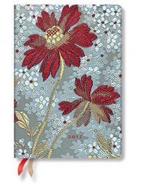 Бележник Paperblanks Dayplanners 2017 Painted Lady, Midi/ 4087