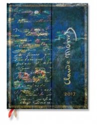 Бележник Paperblanks Dayplanners 2017 Monet (Water Lilies)/ 4612