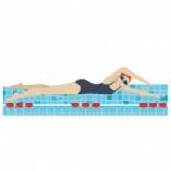 Линия - Плуване - CARTES D'ART