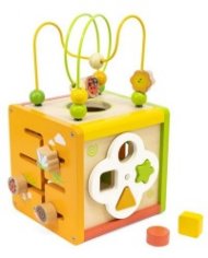 Дървен дидактически куб