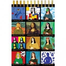 Скицник А5 - Мона Лиза CARTES D'ART