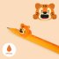 Гел химикалка Legami Lovely Friends - Тигър - Оранжево