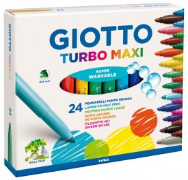 Флумастери Giotto Turbo Maxi 24 цвята 455000