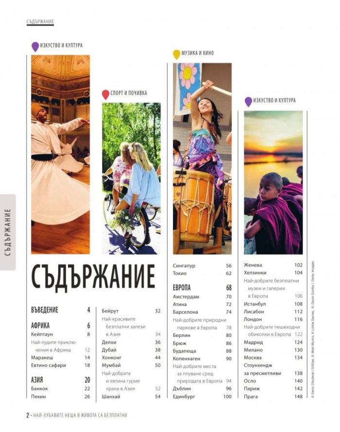 Най-хубавите неща в живота са безплатни: 884 интересни места в повече от 60 града по света