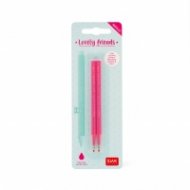 Комплект от 2 пълнителя за гел химикалка Legami Lovely Friends - Розово