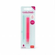 Комплект от 2 пълнителя за гел химикалка Legami Lovely Friends - Неоново розово