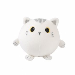 Плюшена играчка Squishy - Бяло коте iTotal