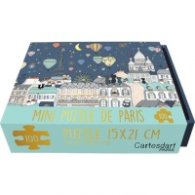 Мини пъзел - Париж през нощта CARTES D'ART